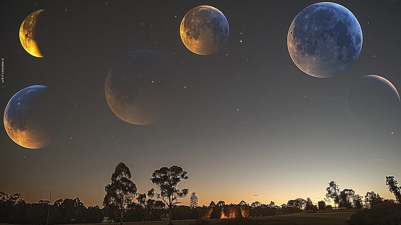 Eclipe Lunar Espetacular: Veja Fotos do Fenômeno Lua de Sangue que Maravilhou o Mundo