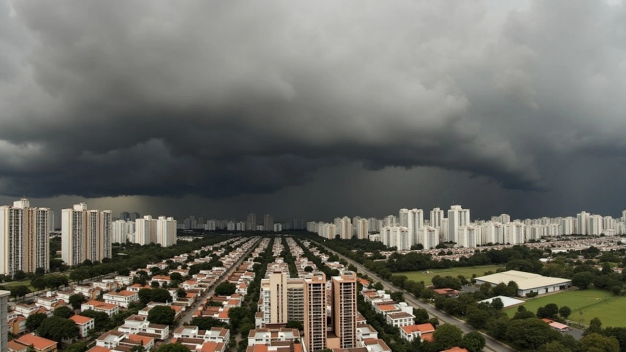 INMET emite alerta laranja para chuvas fortes e ventos intensos em vários estados do Brasil