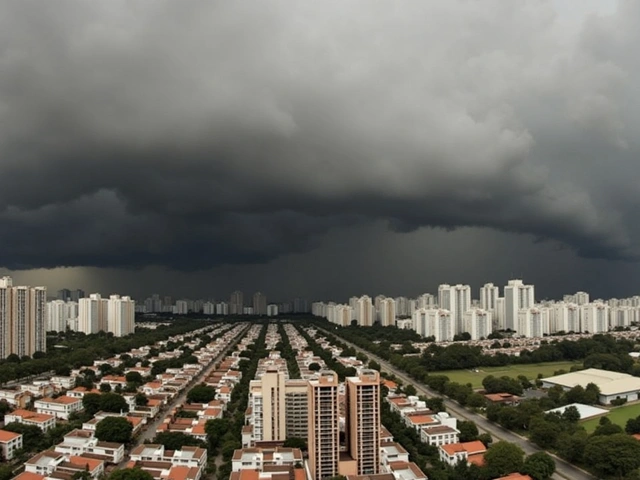 INMET emite alerta laranja para chuvas fortes e ventos intensos em vários estados do Brasil