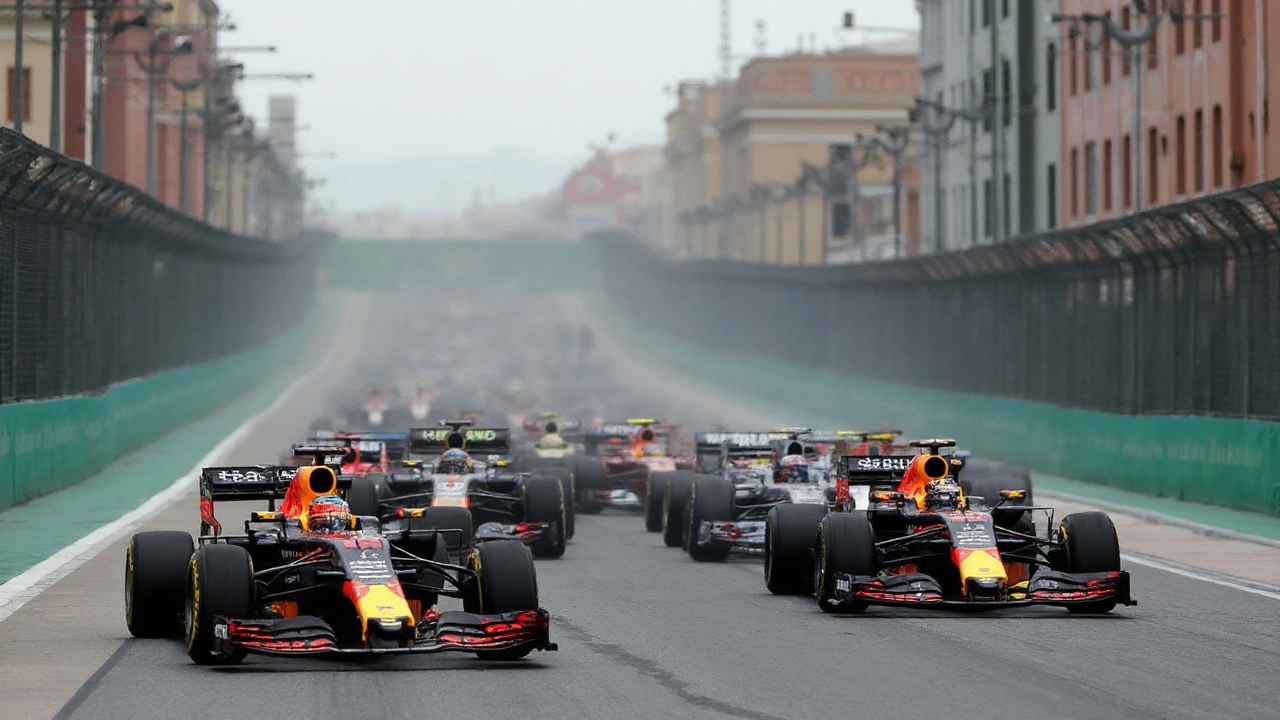 Verstappen domina GP da Azerbaijão enquanto Piastri sai derrapado na primeira volta