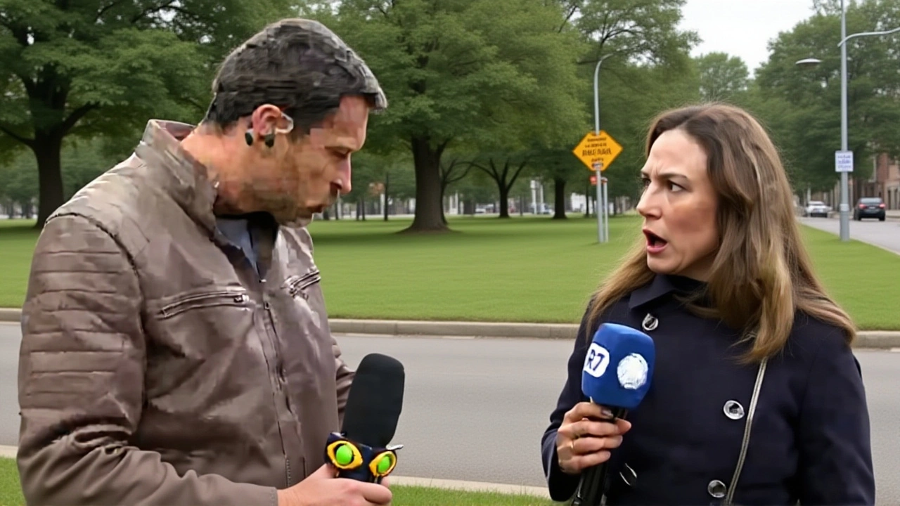 Band x Record: agressão ao vivo entre repórteres em Alumínio
