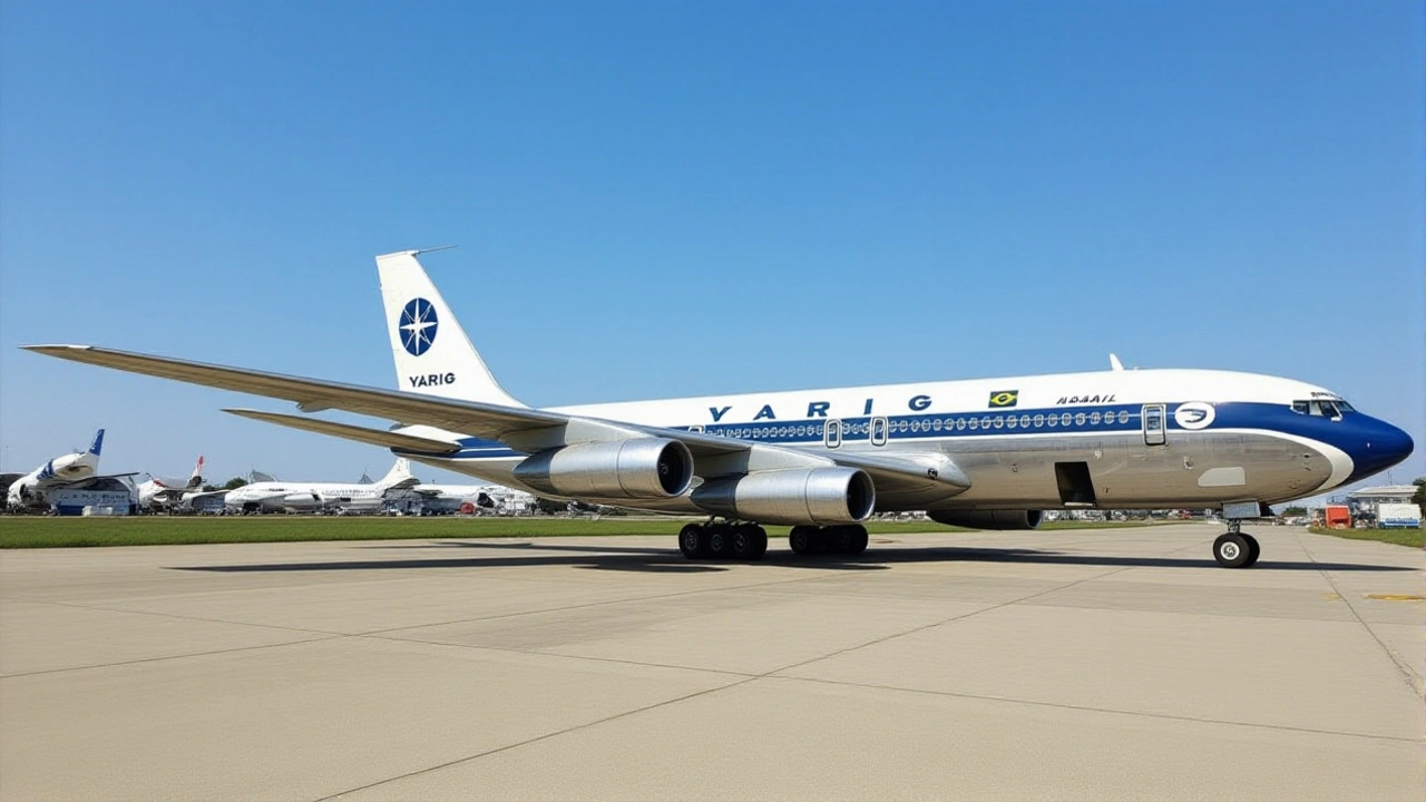 Boeing 707 da VARIG levou a seleção tricampeã à Copa de 1970 e voltou com a Taça Jules Rimet